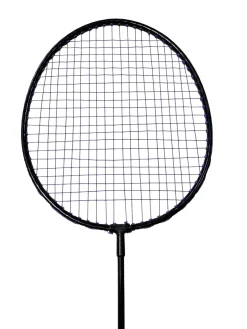 Used USA BLACK PURPLE Junior Badminton Racquet Black Junior