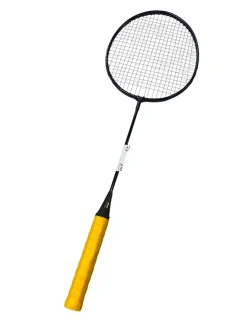 Used USA BLACK PURPLE Junior Badminton Racquet Black Junior