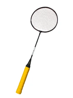 Used USA BLACK PURPLE Junior Badminton Racquet Black Junior
