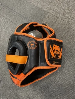 Used Venum HEADGEAR Martial Arts Head Gear Black