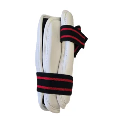 Used Vision Martial Arts Shin Pads White Junior