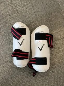 Used Vision Martial Arts Forearm Pads White MD