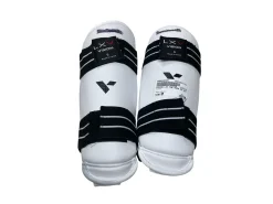 USED Vision Martial Arts Shin Pads White SM