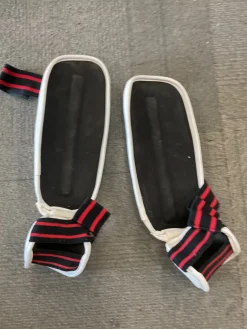 Used Vision Martial Arts Shin Pads White MD