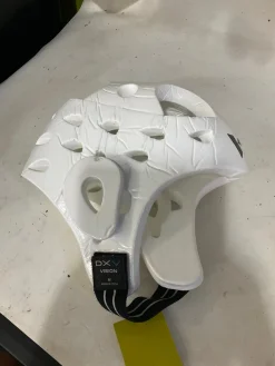 Used Vision Martial Arts Head Gear White MD