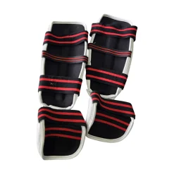 Used Vision SHIN PADS Martial Arts Shin Pads White LG