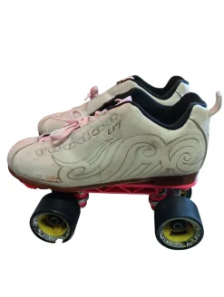 Used VOODOO Senior Roller Quad Skates White Senior 8
