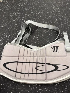 Used Warrior ADRENALINE Lacrosse Rib Pads Grey LG
