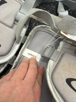 Used Warrior ADRENALINE Lacrosse Rib Pads Grey LG
