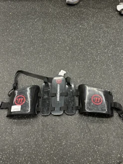 Used Warrior BOX RIB Lacrosse Rib Pads Black XS