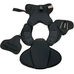 Used Warrior BURN Lacrosse Shoulder Pads Black LG