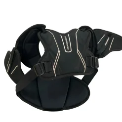 Used Warrior BURN Lacrosse Shoulder Pads Black LG