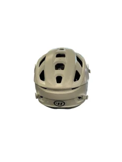 Used Warrior BURN Lacrosse Helmet White MD