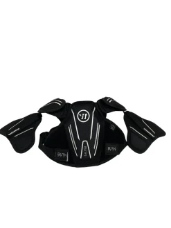Used Warrior BURN Lacrosse Shoulder Pads Black LG