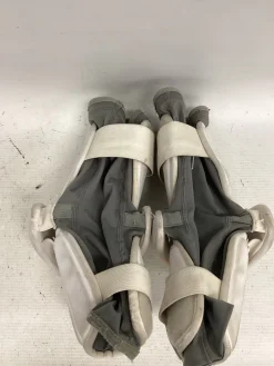 Used Warrior BURN Lacrosse Arm Pads/Guards White LG