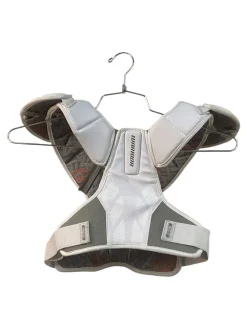 Used Warrior BURN Lacrosse Rib Pads White MD