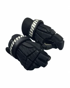 Used Warrior BURN Lacrosse Gloves Junior Black SM