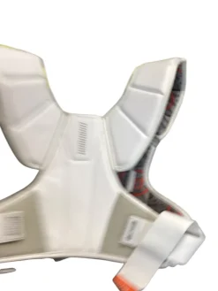 Used Warrior BURN MD SHOULDER PADS Lacrosse Shoulder Pads White MD
