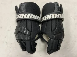 Used Warrior BURN NEXT Lacrosse Gloves Mens Black SM