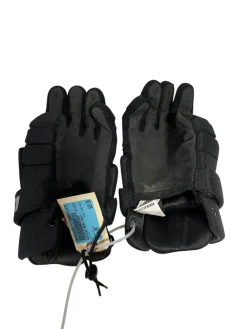 Used Warrior BURN NEXT Lacrosse Gloves Mens Black MD
