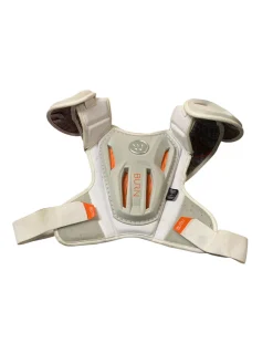 Used Warrior BURN RIB PADS Lacrosse Rib Pads White SM