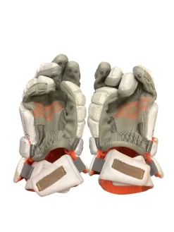 Used Warrior BURN XP Lacrosse Gloves Mens White LG