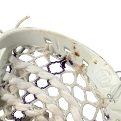 Used Warrior EVO 5 STRUNG HEAD Mens Lacrosse Head White