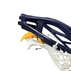 Used Warrior EVO 5 STRUNG HEAD Mens Lacrosse Head Navy Blue