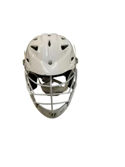Used Warrior EVO Lacrosse Helmet White L/XL