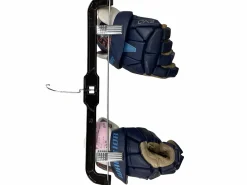 Used Warrior EVO Lacrosse Gloves Junior Navy Blue SM