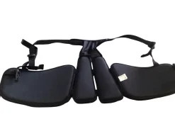 Used Warrior FAT BOY RIB PADS Lacrosse Rib Pads Black SM
