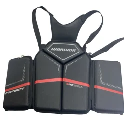 Used Warrior FAT BOY RIB PADS Lacrosse Rib Pads Black LG