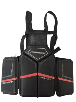 Used Warrior Fatboy Lacrosse Rib Pads Black Size Small