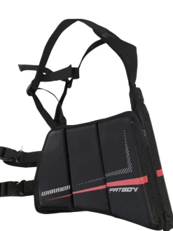 Used Warrior Fatboy Lacrosse Rib Pads Black Size Small