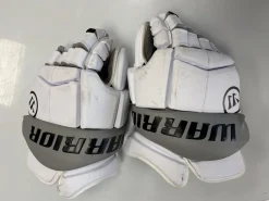 Used Warrior FATBOY LAX Goalie Gloves M White XL