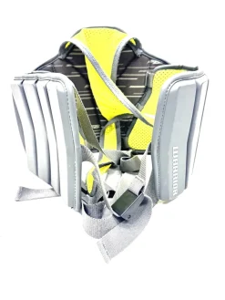 Used Warrior FATBOY PRO Lacrosse Rib Pads Grey SM