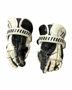 Used Warrior GLOVES Lacrosse Gloves Mens White 12"