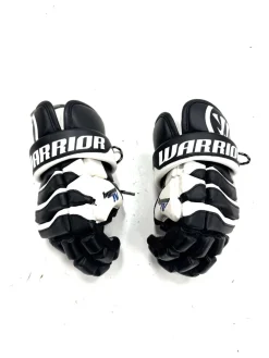 Used Warrior HYPNO IV Lacrosse Gloves Junior Black 12
