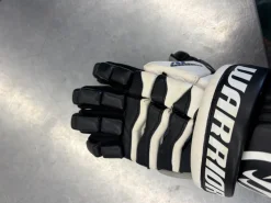 Used Warrior HYPNO IV Lacrosse Gloves Mens Navy Blue LG