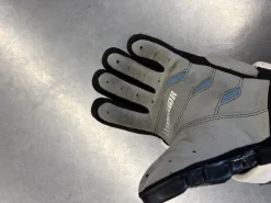 Used Warrior HYPNO IV Lacrosse Gloves Mens Navy Blue LG