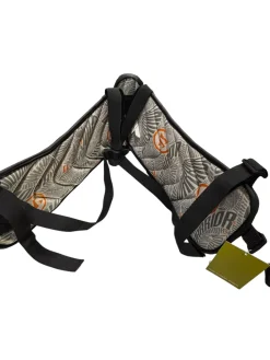 Used Warrior Lacrosse Rib Pads Black/Orange/White MD