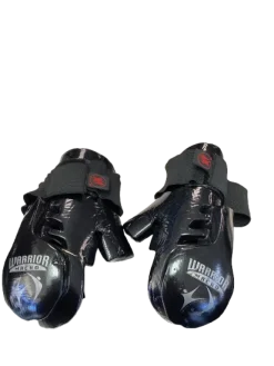 Used Warrior Martial Arts Gloves Black SM