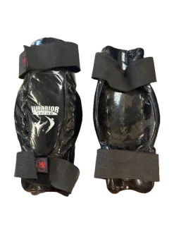 Used Warrior Martial Arts Shin Pads Black MD