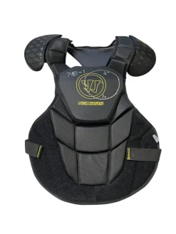 Used Warrior NEMESIS LAX Goalie Chest M Black LG