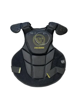 Used Warrior NEMESIS LAX Goalie Chest M Black SM