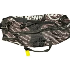 Used Warrior Player Carry Bag Black And Wine Red