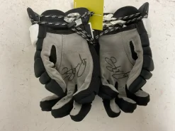 Used Warrior RABIL NEXT Lacrosse Gloves Junior Black And White MD