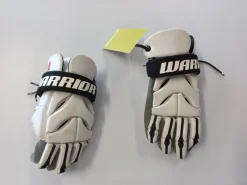 Used Warrior RABIL NEXT Lacrosse Gloves Junior White SM