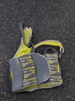 Used Warrior RBG Lacrosse Rib Pads Black Senior