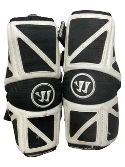 Used Warrior REGULATOR LITE Lacrosse Arm Pads/Guards Black MD
